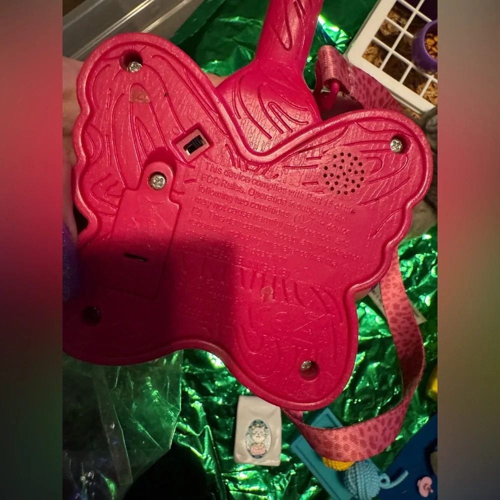 American Girl doll butterfly guitar, woodchuck, small animal cage & accessories